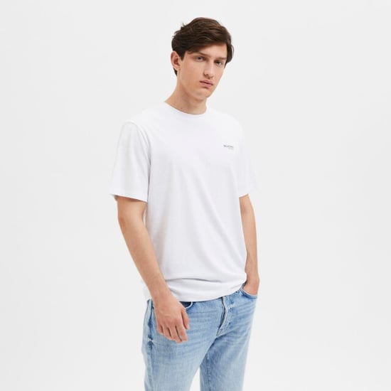Selected Tee SS Aspen Logo Tee Vit - Image 2