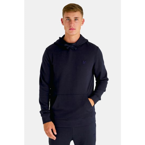 Lyle & Scott Mens Tonal Eagle Cotton Pullover Hoodie - Image 3