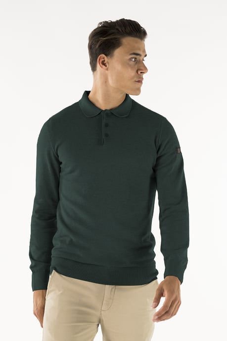 PRESLY & SUN Brad long sleeve knitted polo - Image 2