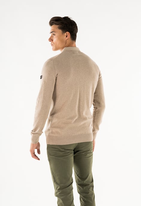 PRESLY & SUN Brad long sleeve knitted polo - Image 3