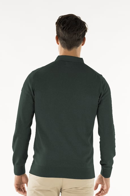 PRESLY & SUN Brad long sleeve knitted polo - Image 3