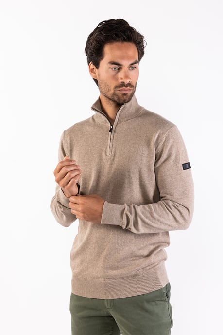 PRESLY & SUN Lewis zip knitted pullover - Image 2