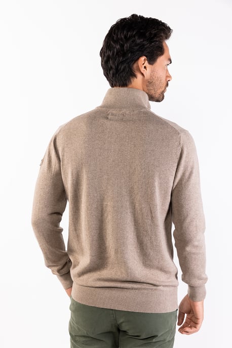 PRESLY & SUN Lewis zip knitted pullover - Image 3