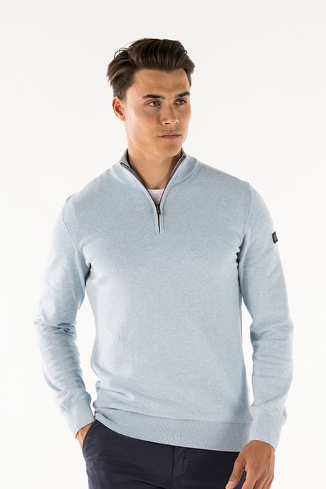 PRESLY & SUN Lewis zip knitted pullover - Image 2