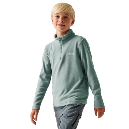 Regatta - Geweldige Outdoors Kinder Hot Shot II Half Zip Fleece Hoodie (Gletsjer) - Image 4