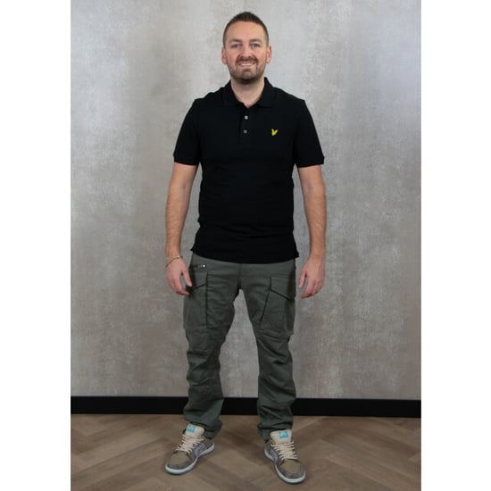 Lyle & Scott Plain Polo Shirt in Black - Image 5