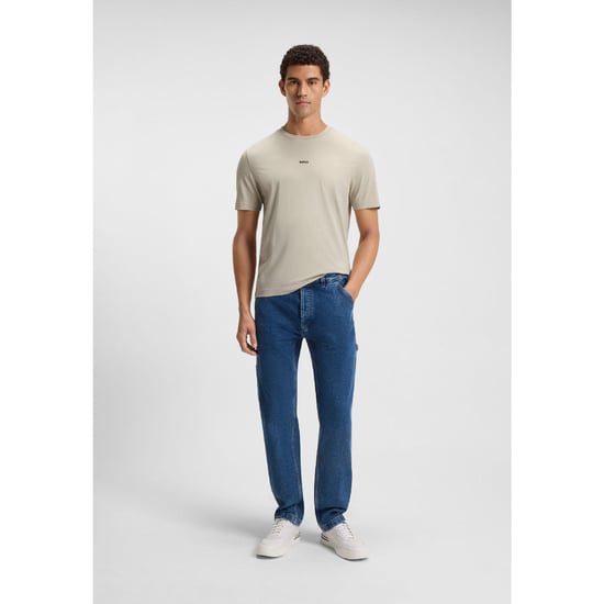 Heren Boss Tchup T-shirt in Beige - Image 5