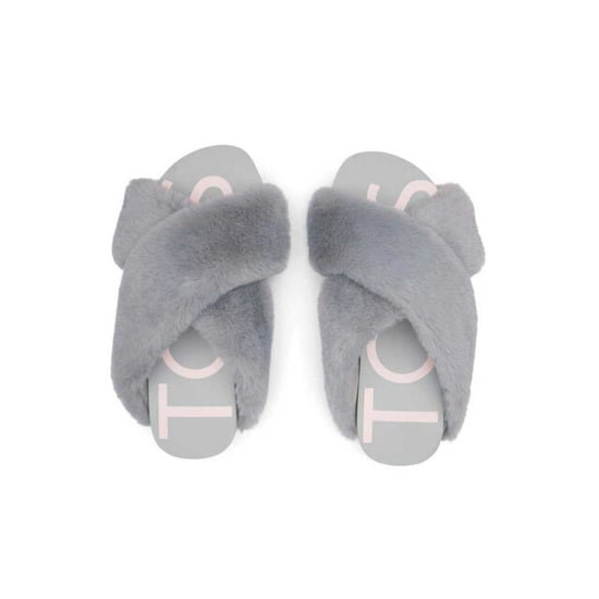 Toms Pantoffel 10016798 susie eva mid grey faux fur - Image 2