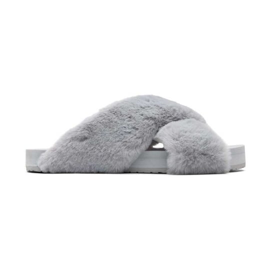 Toms Pantoffel 10016798 susie eva mid grey faux fur - Image 4