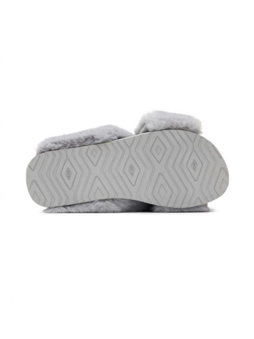 Toms Pantoffel 10016798 susie eva mid grey faux fur - Image 6