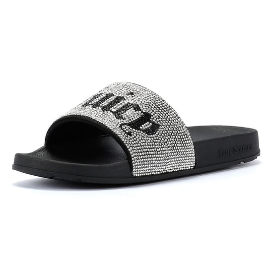 Juicy Couture Donna black diamante-slippers voor dames - Image 3