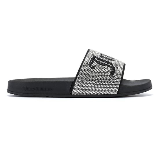 Juicy Couture Donna black diamante-slippers voor dames - Image 5