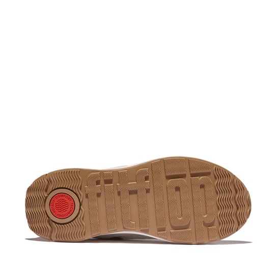 FitFlop F-mode flow suede/mesh/leather flatform sneakers - Image 3