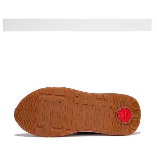 FitFlop F-mode leather/suede flatform sneakers - Image 2