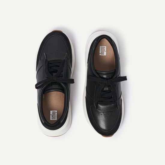 FitFlop F-mode leather/suede flatform sneakers - Image 3
