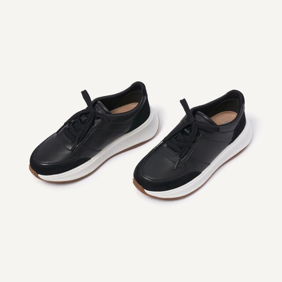 FitFlop F-mode leather/suede flatform sneakers - Image 6
