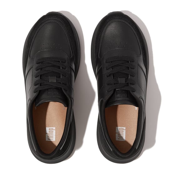 FitFlop F-mode leather/suede flatform sneakers - Image 5