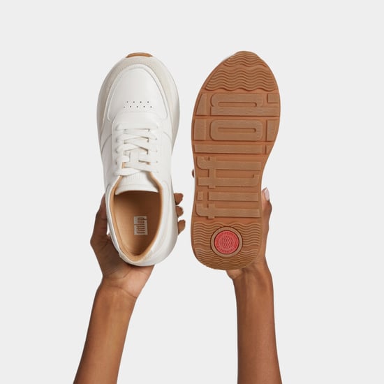 FitFlop F-mode leather/suede flatform sneakers - Image 5