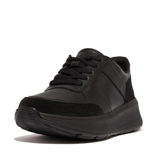 FitFlop F-mode leather/suede flatform sneakers - Image 6