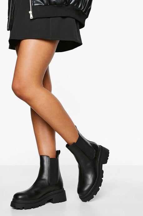 Chunky Double Sole Chelsea Boots - Image 1
