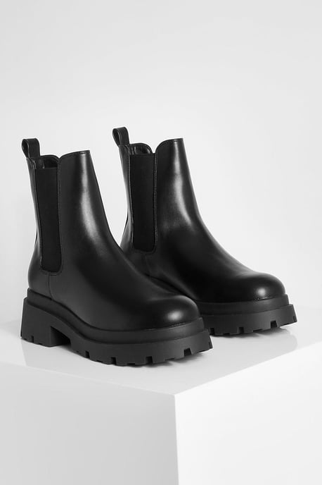 Chunky Double Sole Chelsea Boots - Image 3