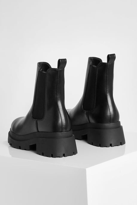 Chunky Double Sole Chelsea Boots - Image 4