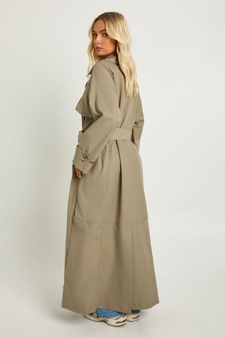 Maxi Belted Trench Coat - Image 2