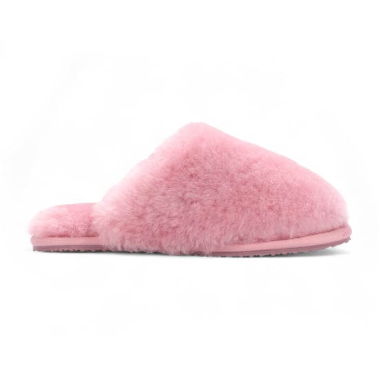 Dames schapenvacht pantoffels roze warme winterbont muiltje - Aurora - Image 1