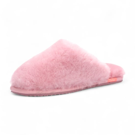 Dames schapenvacht pantoffels roze warme winterbont muiltje - Aurora - Image 4