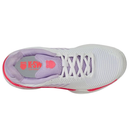 K-Swiss hypercourt express 2 clay tennisschoenen gravel dames wit-roze - Image 2