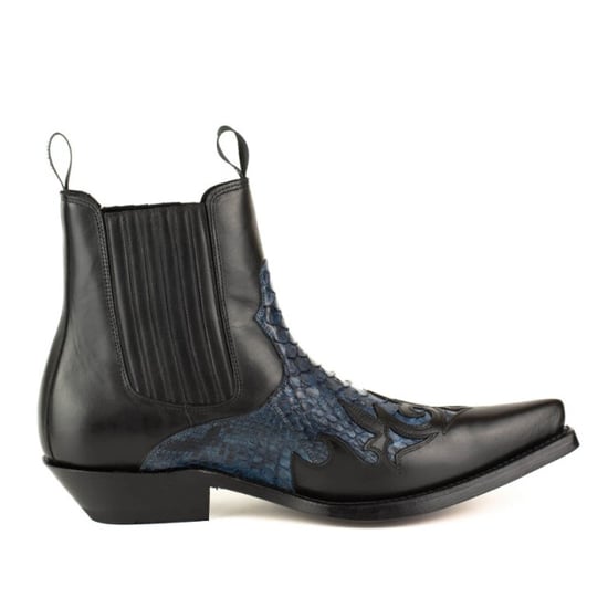 Mayura Boots Cowboy laarzen rock-2500-box negro/piton azul - Image 1