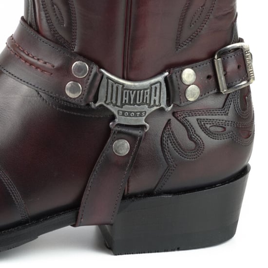 Mayura Boots Westernlaars indian-2471-vacuno burdeos-negro - Image 2