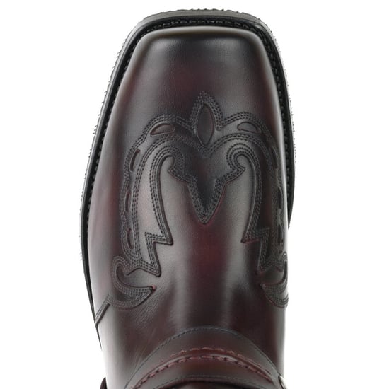 Mayura Boots Westernlaars indian-2471-vacuno burdeos-negro - Image 5