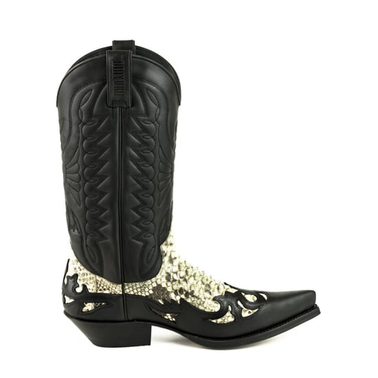 Mayura Boots Cowboy laarzen 1935-c-mex-crazy old negro/ blanco - Image 1