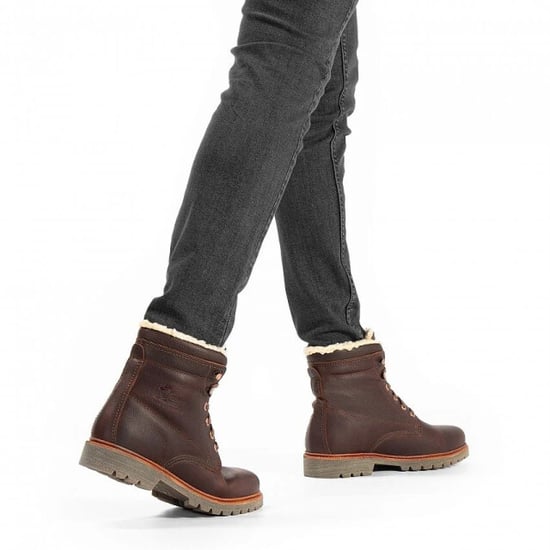 Panama Jack Men's P03 Aviator C23 Chestnut Waterproof Leather Ankle Boots - Image 2