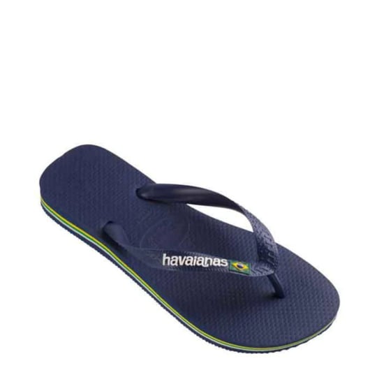 Havaianas brasil logo marine blue teenslippers unisex - Image 3