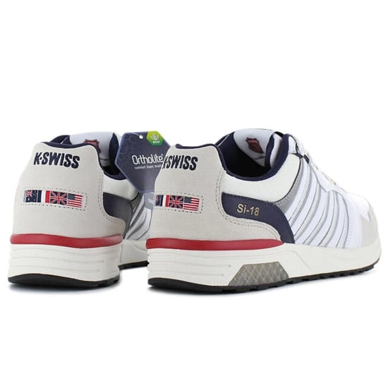 K-Swiss Mens 08533-143-m vntg wht/navy/smba - Image 2