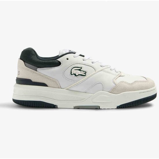 Lacoste Lineshot 223 3 sma wht/dk grn leather - Image 1