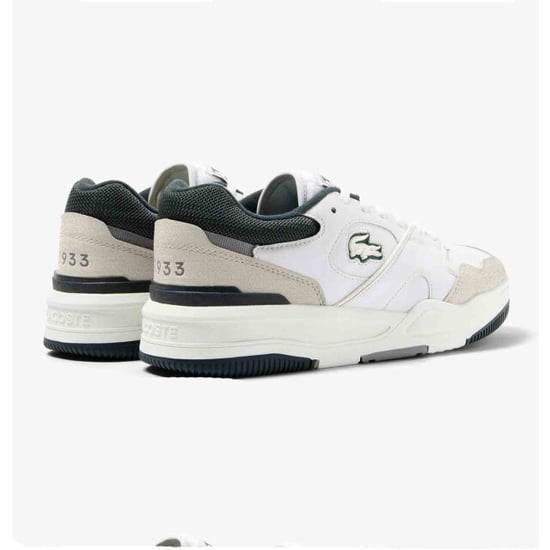 Lacoste Lineshot 223 3 sma wht/dk grn leather - Image 3