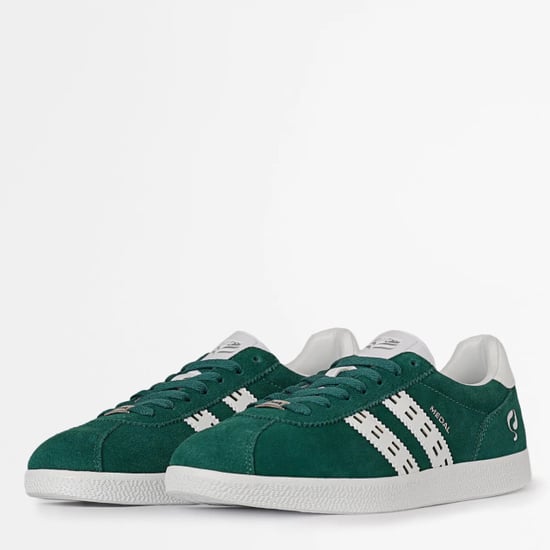 Q1905 Sneaker medal classic hardgroen/wit - Image 2
