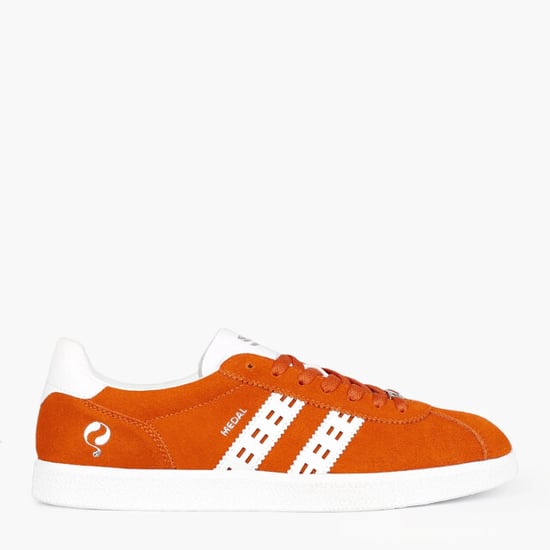 Q1905 Sneaker medal classic retro oranje/wit - Image 3