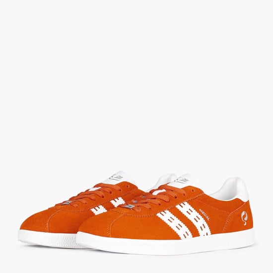 Q1905 Sneaker medal classic retro oranje/wit - Image 4