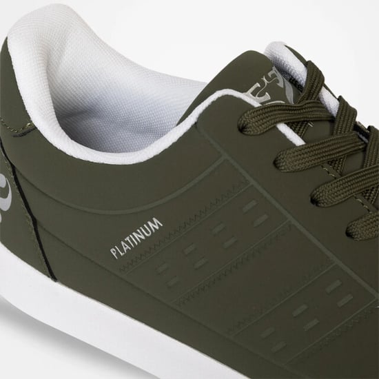 Q1905 Sneaker platinum one leger/olive green - Image 2
