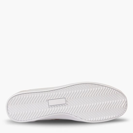 Q1905 Sneaker platinum wit/donkerblauw/oranje - Image 6