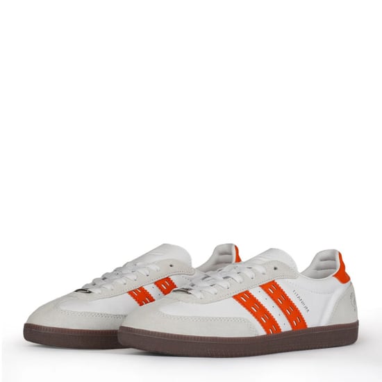 Q1905 Sneaker titanium wit/oranje - Image 3