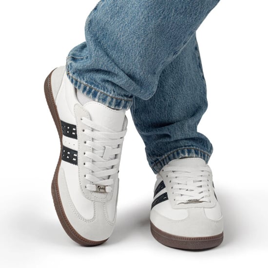 Q1905 Sneaker titanium wit/zwart - Image 3