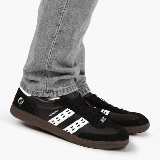 Q1905 Sneaker titanium zwart/wit - Image 6