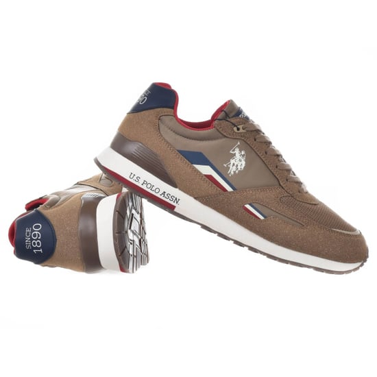 U.S. Polo Tabry heren sneaker taupe/ - Image 3