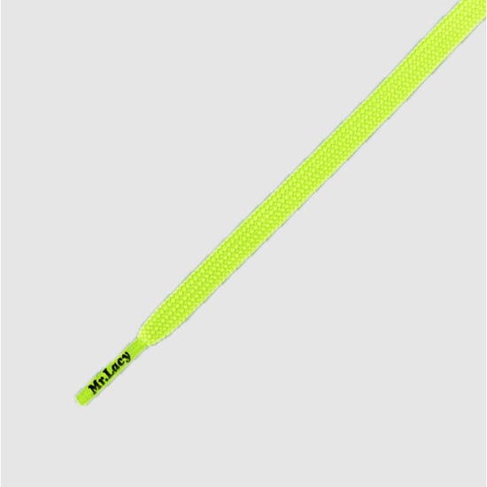 Mr. Lacy Runnies neon lime yellow plat 120 cm - Image 1