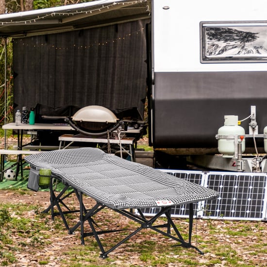 4goodz Outsunny veldbed campingbed met tas & bekerhouder tot 120kg - Image 2